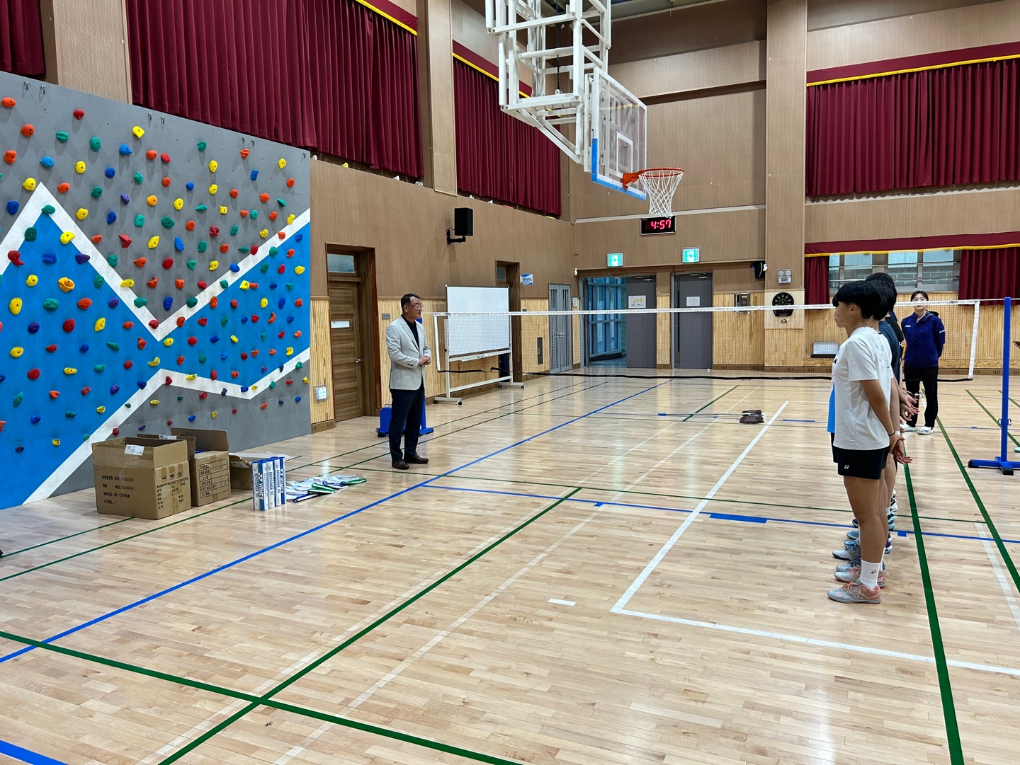 시흥시체육회장님 훈련용품 지원